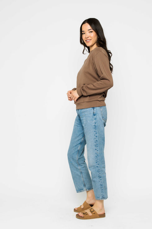Jenna-Luxe Fleece Crew